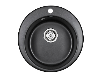 Кухонная мойка Paulmark GELEGEN 50 PM404800-BL 50х50 цвет черный